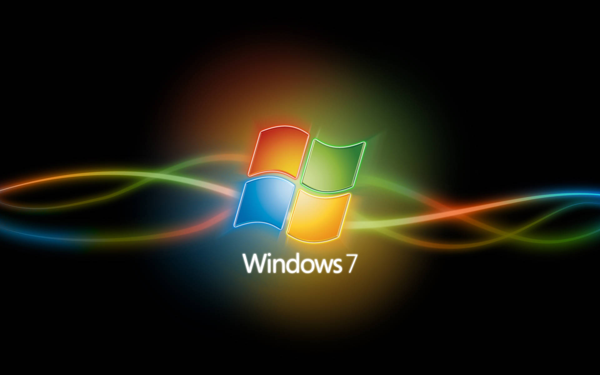 Neon Windows 7 Logo