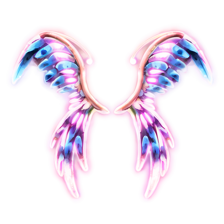 Neon Wings Png Hkl58 PNG