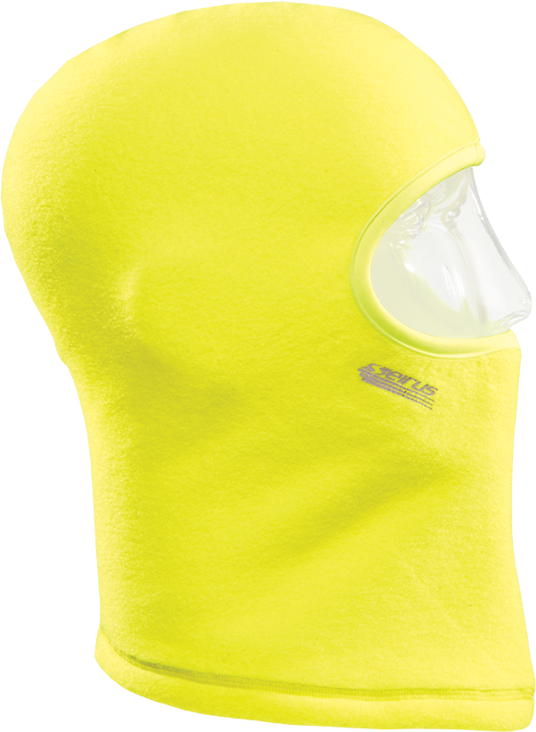 Download Neon Yellow Balaclava Fleece Material | Wallpapers.com