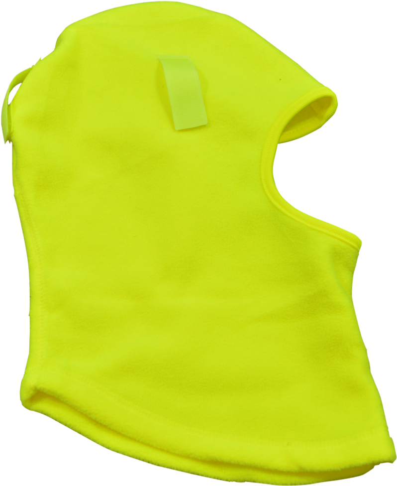 Neon Yellow Balaclava Ski Mask PNG