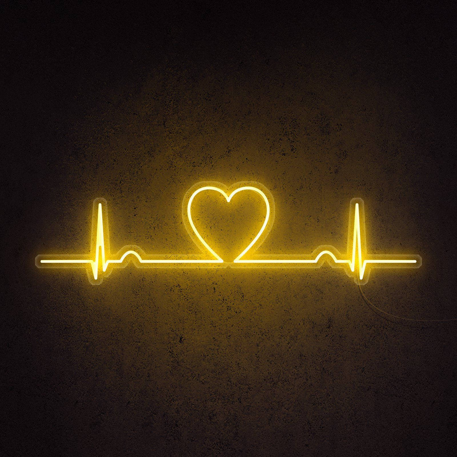 Neon Glowing Lines Heartbeat Concept Lifeline Background Wallpaper Design  Stock Illustration  Download Image Now  iStock