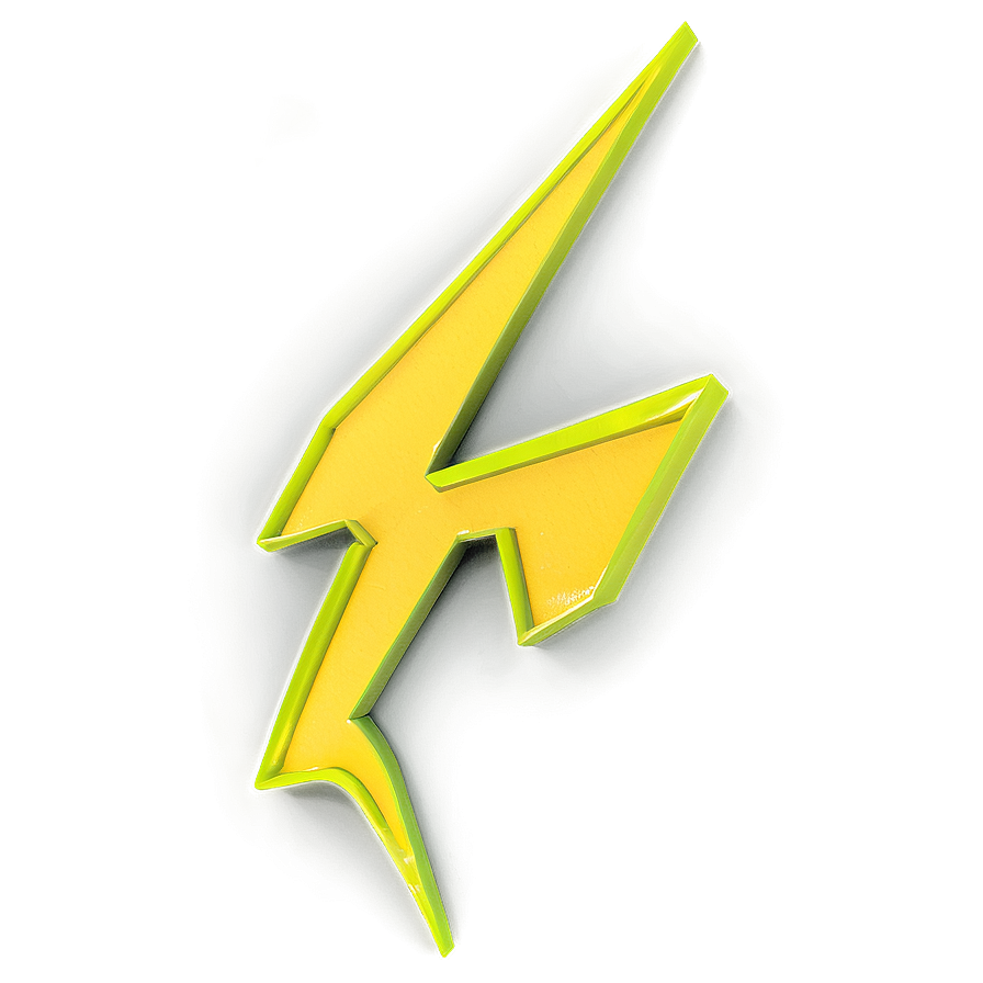 Neon Yellow Lightning Png Iou PNG