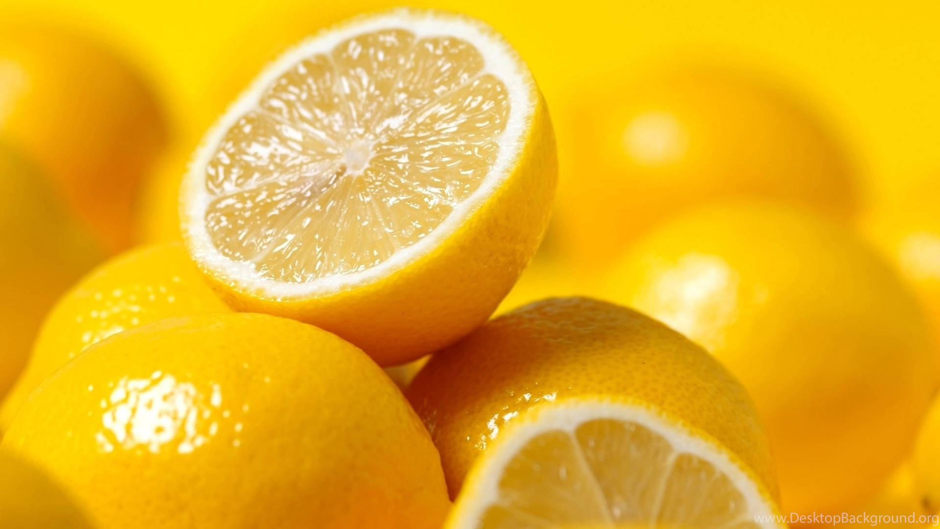 Limone Da Leccarsi I Baffi Giallo Fluo Sfondo