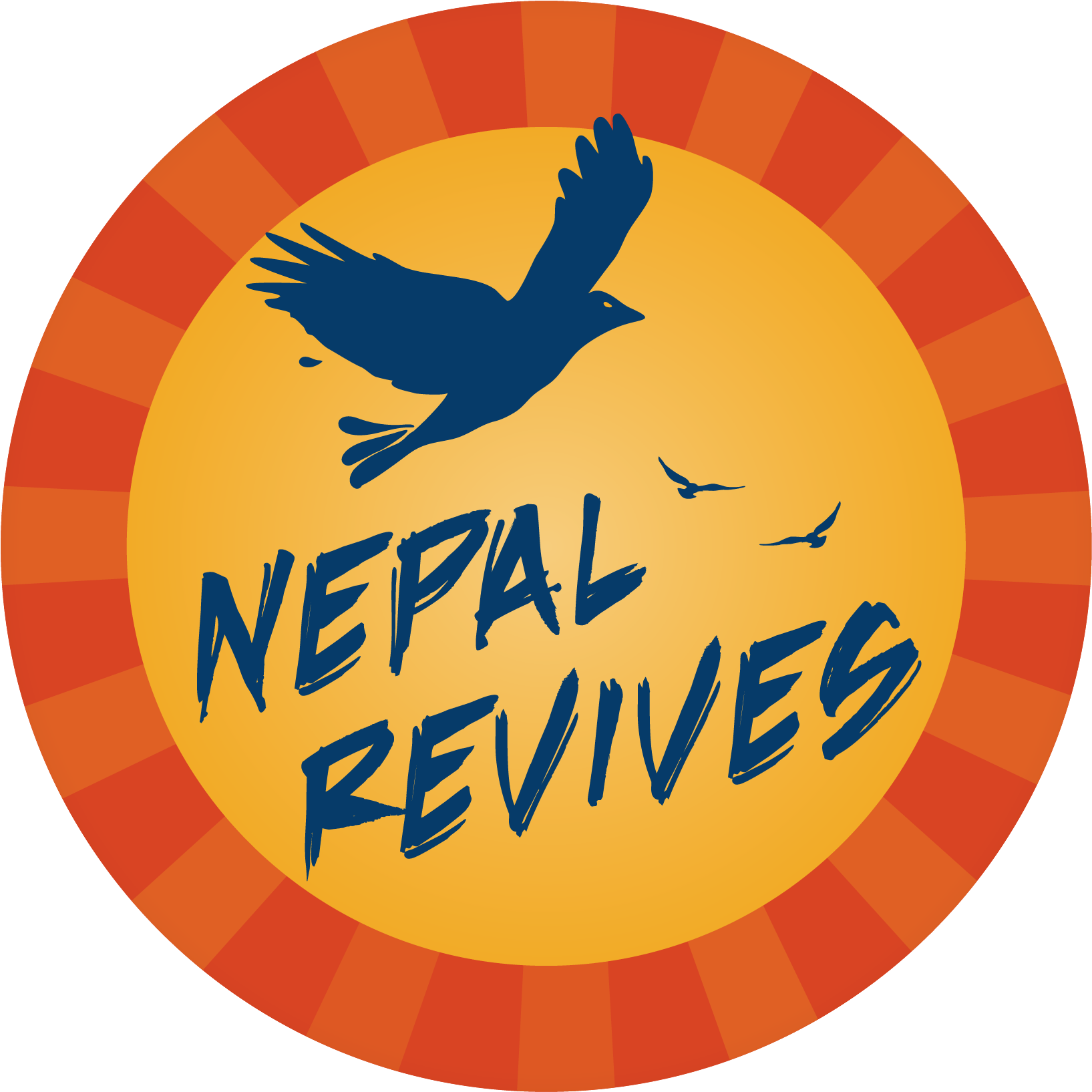Nepal Revives Graphic Bird Silhouette PNG