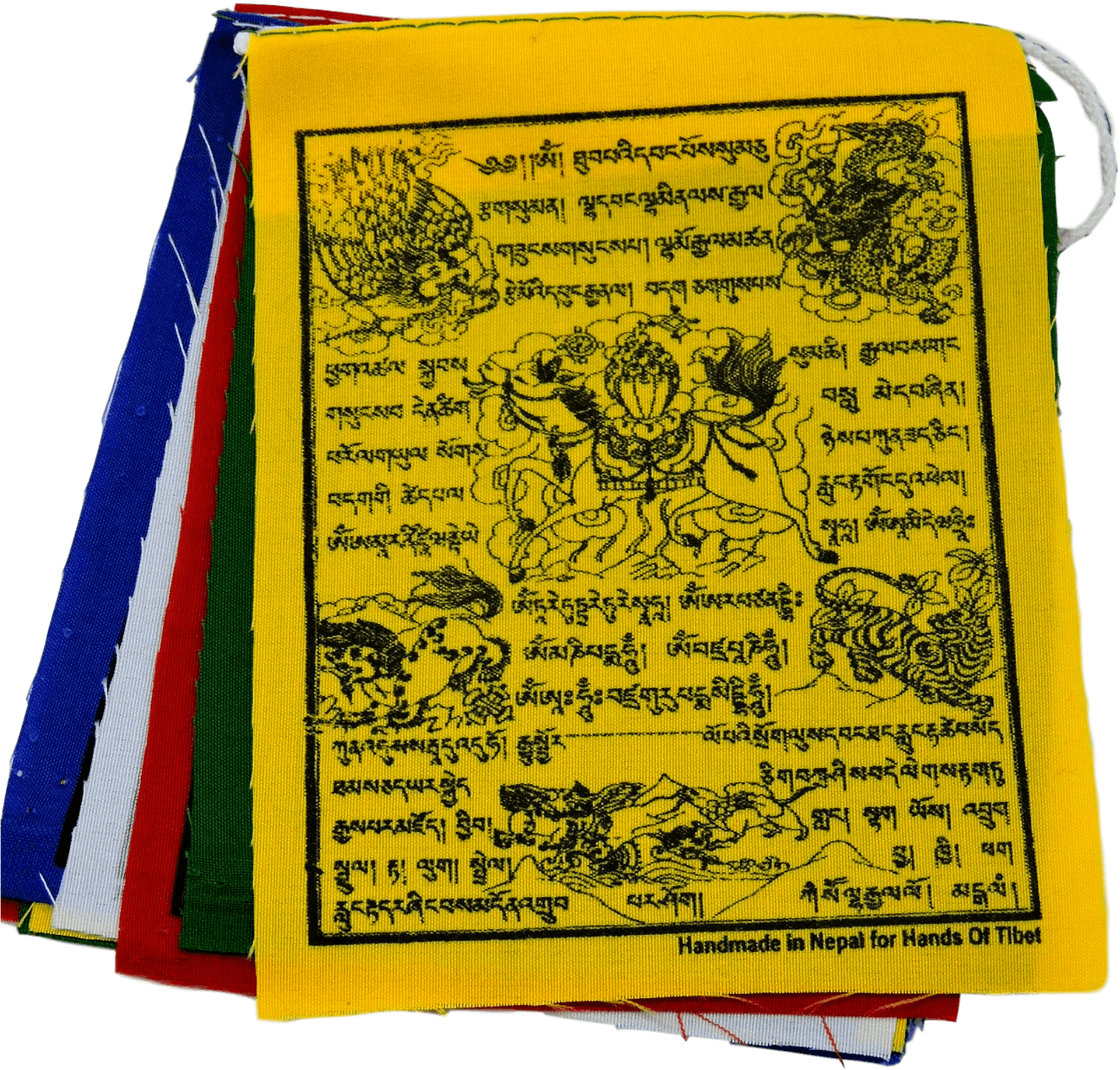 Nepalese Prayer Flags Traditional Design PNG