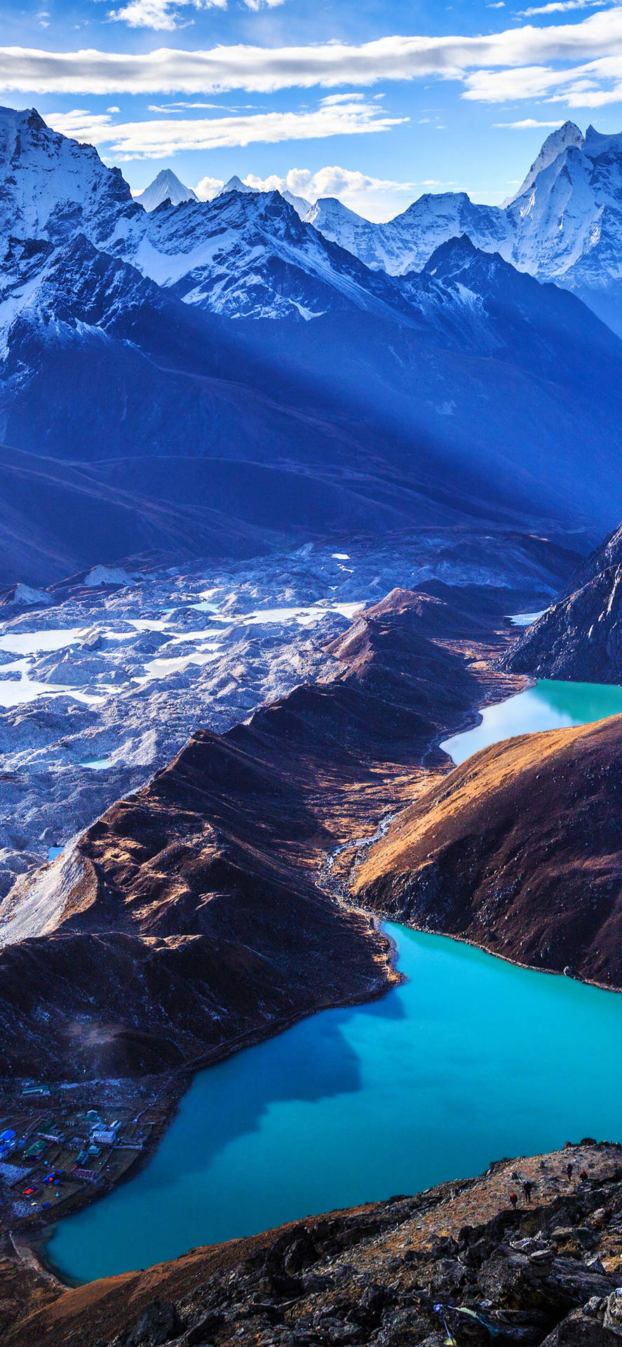 Nepals Gokyo Lake Top Iphone Hd Wallpaper
