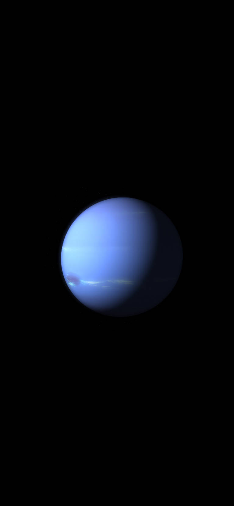 The alluring beauty of Neptune as viewed through the lens of the Original iPhone 4 Wallpaper