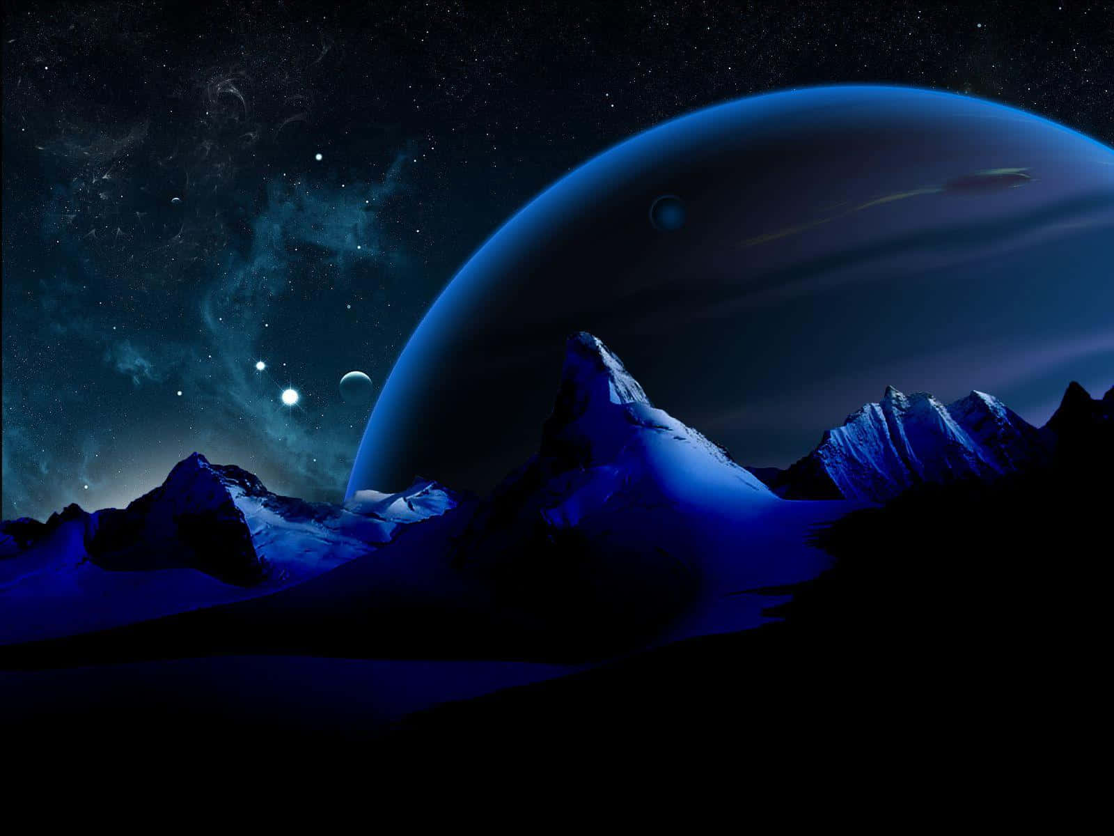 Förundradig Över Skönheten Hos Neptunus - Den Åttonde Planeten Från Solen!