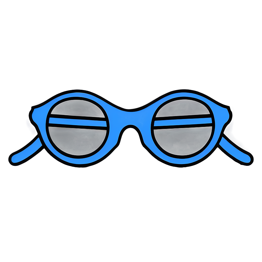 Nerd Blue Emoji Png 05252024 PNG