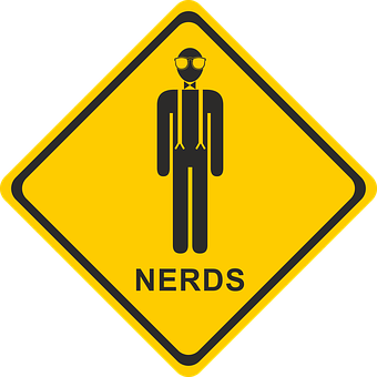 Nerds Caution Sign PNG