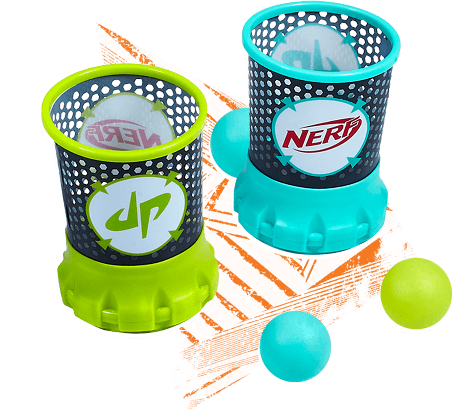 Nerf Dude Perfect Mini Basketball Hoops PNG