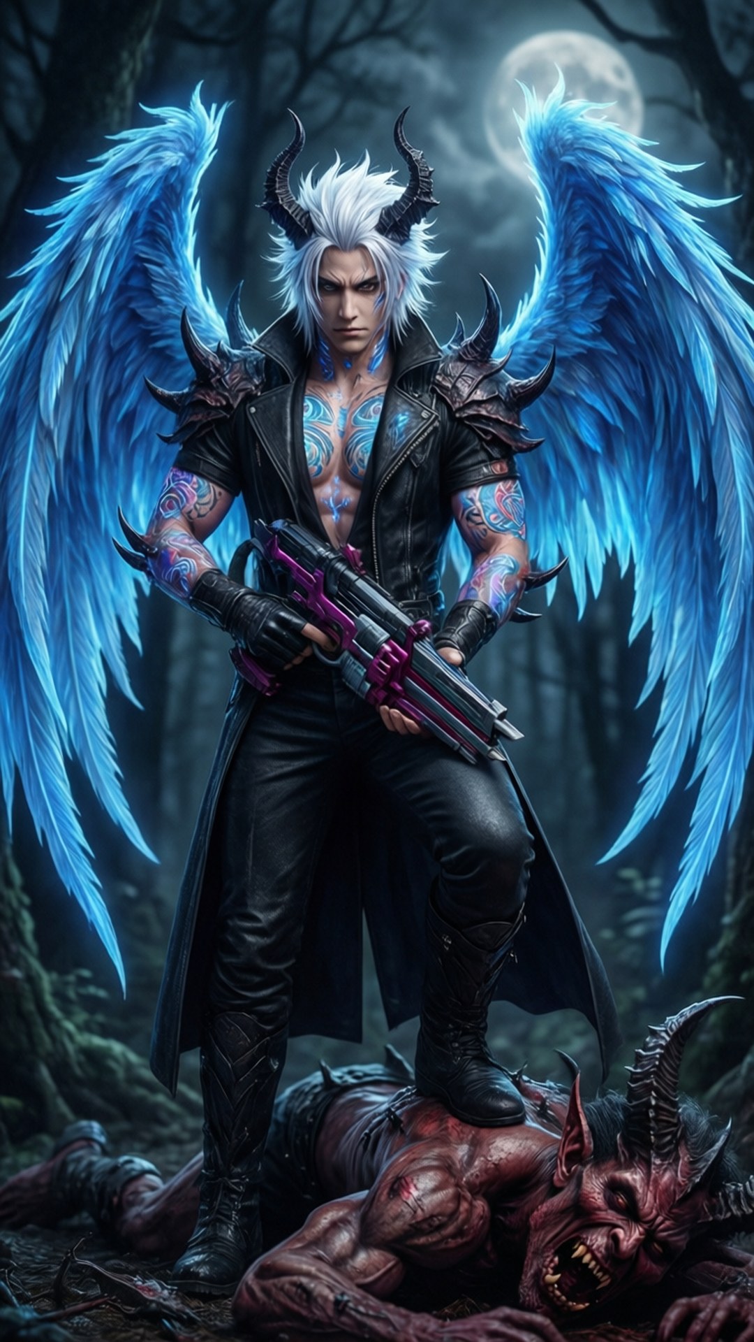 Nero's Devil Trigger Wallpaper