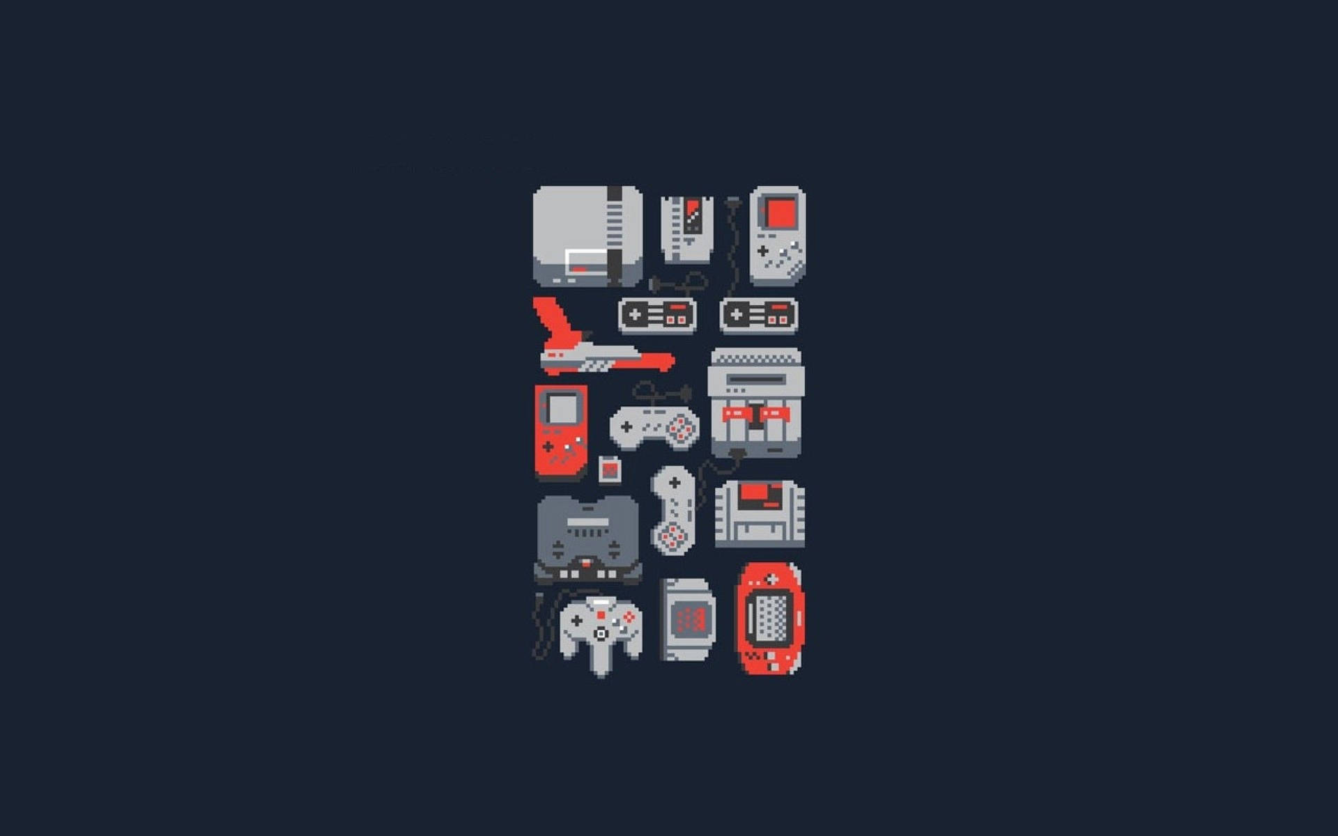 Nes Animated Icons Wallpaper
