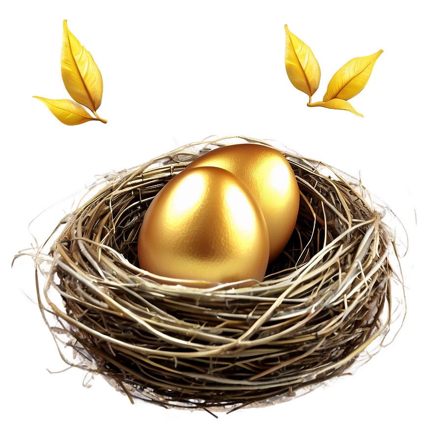 Download Nest With Golden Eggs Png 05252024 | Wallpapers.com