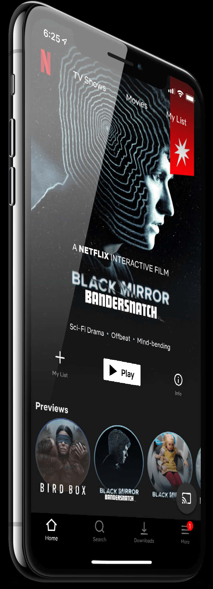 Netflix Black Mirror Bandersnatch Mobile Display PNG