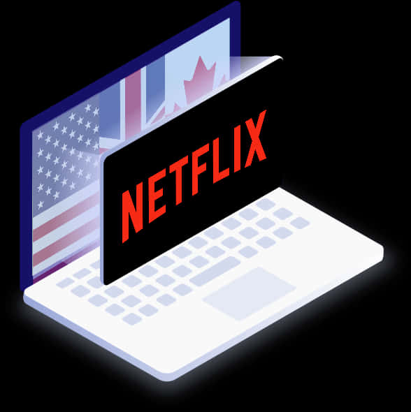 Netflix Global Streaming Concept PNG