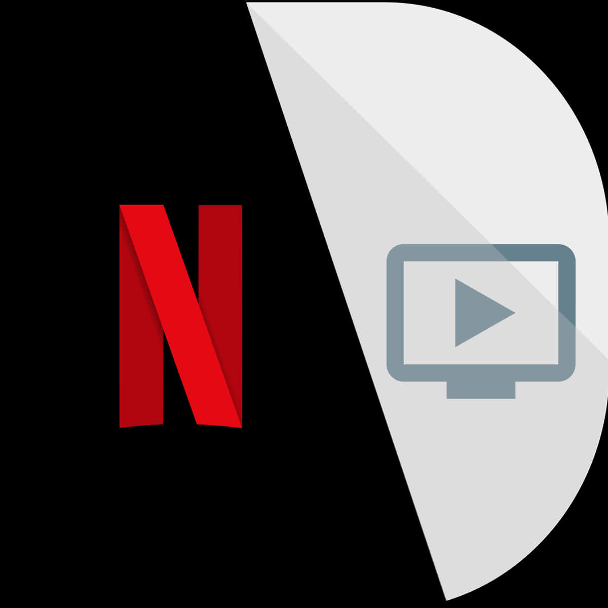 Netflix Iconwith Play Button PNG