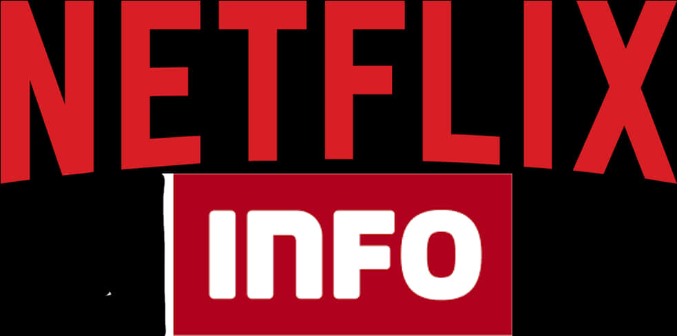 Netflix Logowith Info Tag PNG