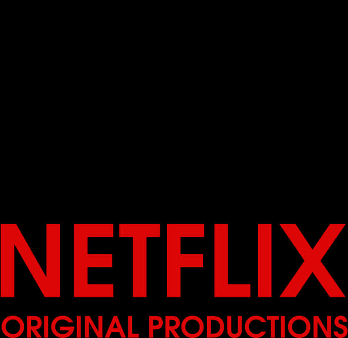 Netflix Original Productions Logo PNG