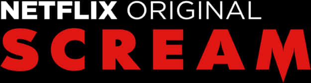 Netflix Original Scream Logo PNG