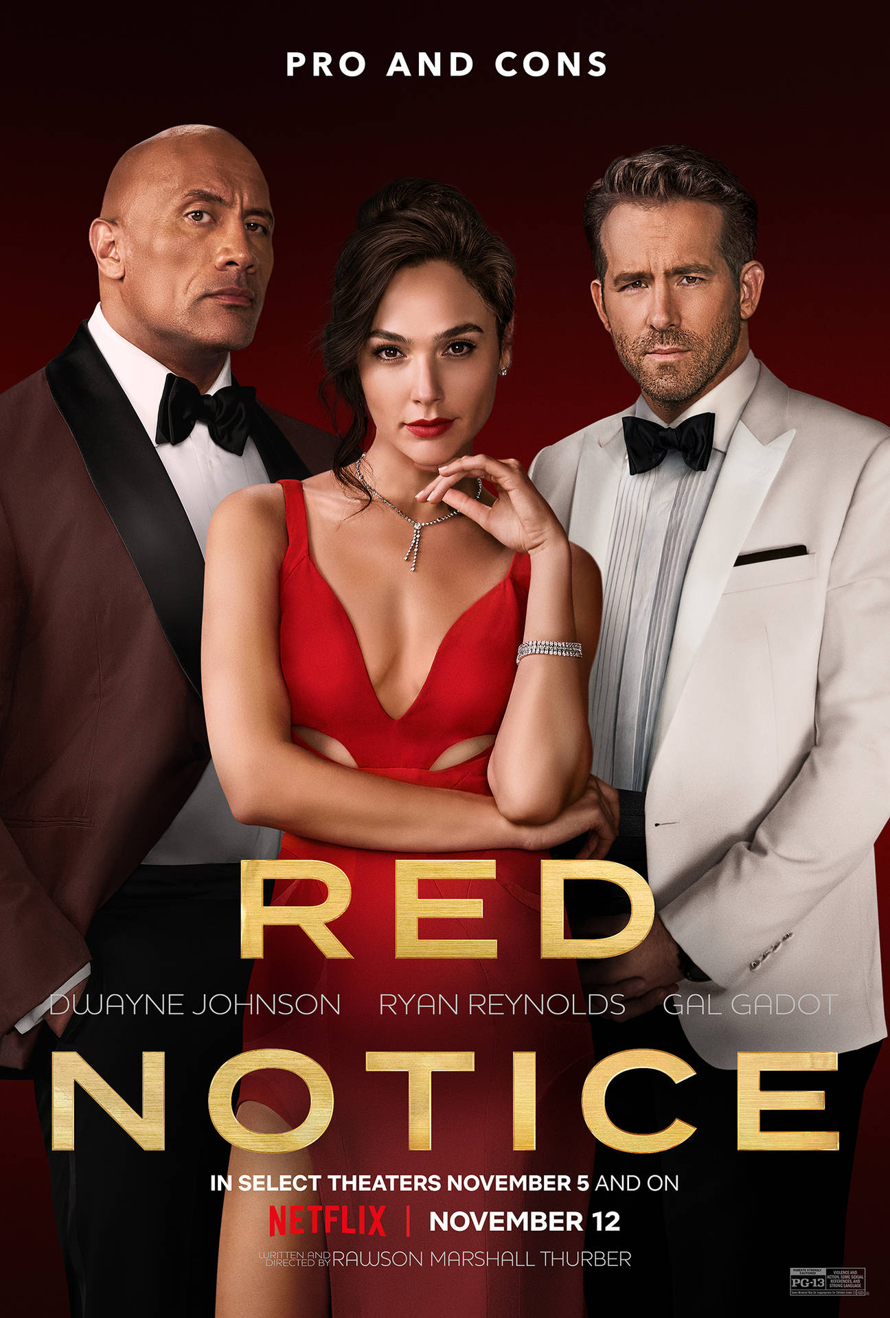 Netflix Red Notice Premiere Wallpaper