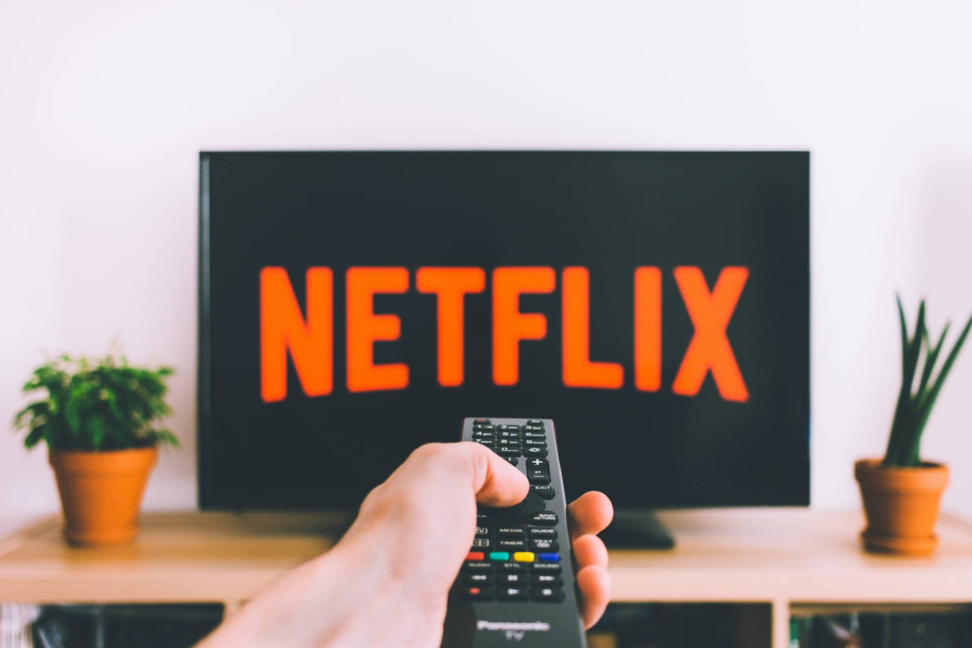 Netflix Television Remote Wallpaper