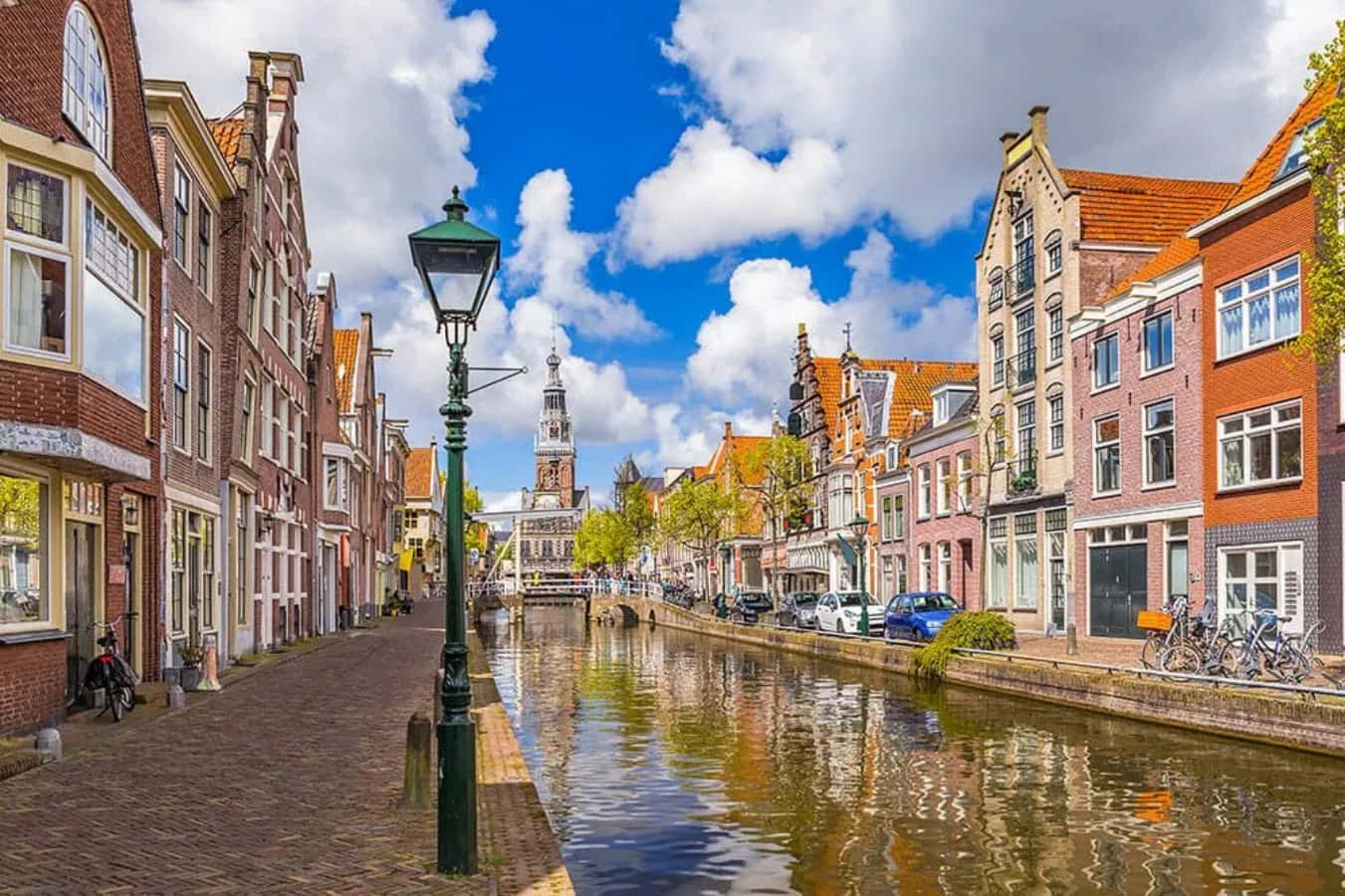 Udforskerde Smukke Kanaler I Holland