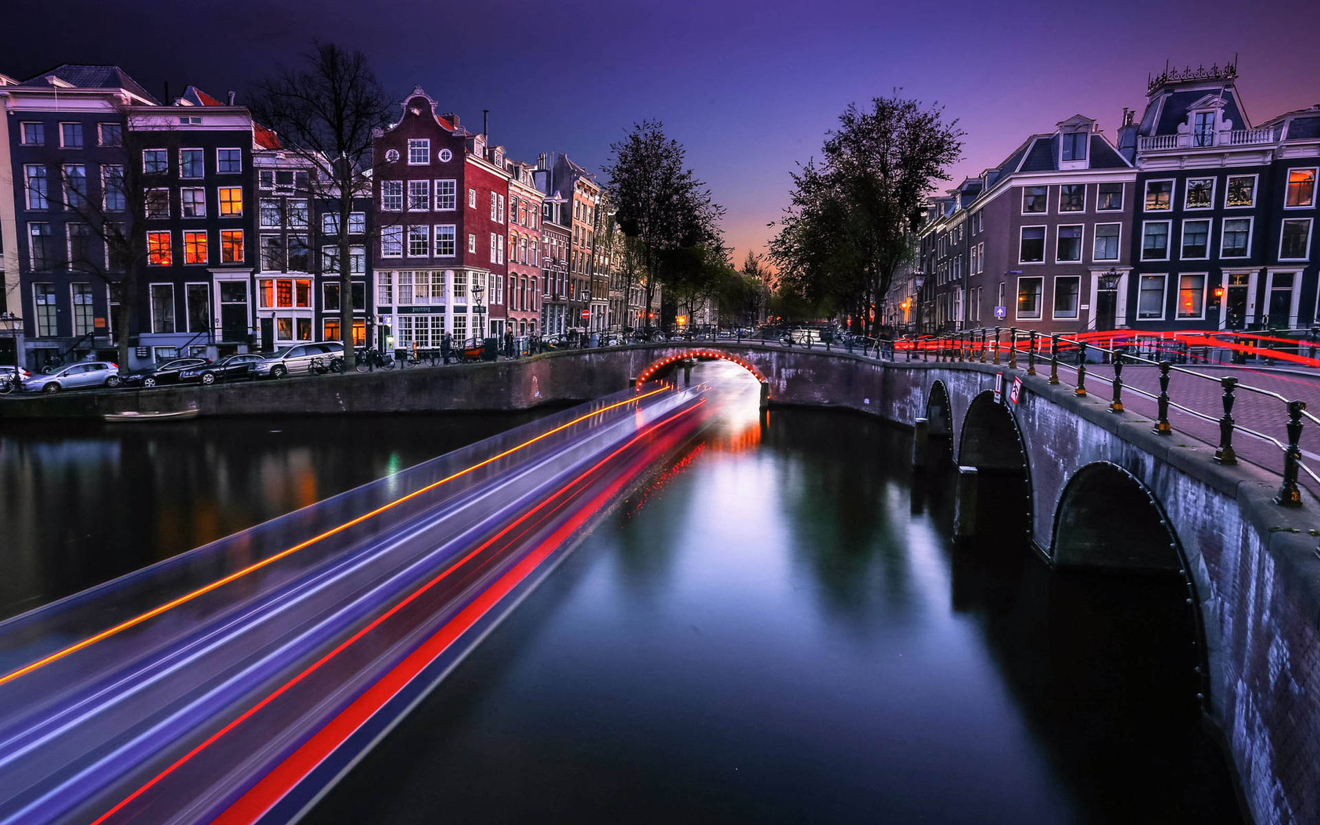 Netherlands Emperor’s Canal With Sunset