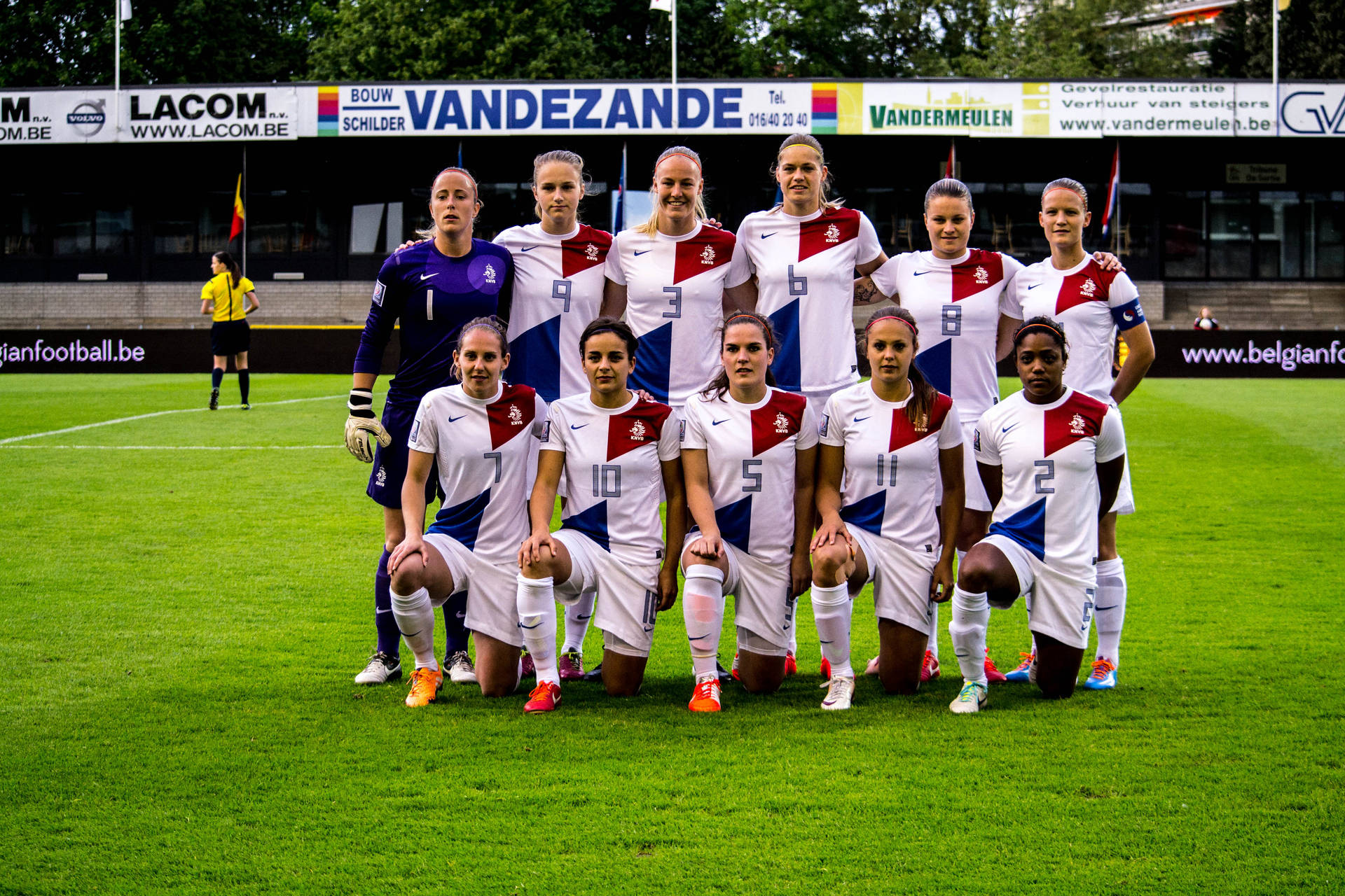Edizione Femminile Della Nazionale Di Calcio Olandese Sfondo
