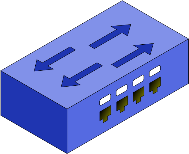 Network Switch Illustration PNG