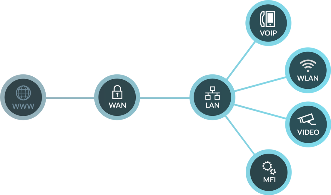 Network Topology Infographic PNG