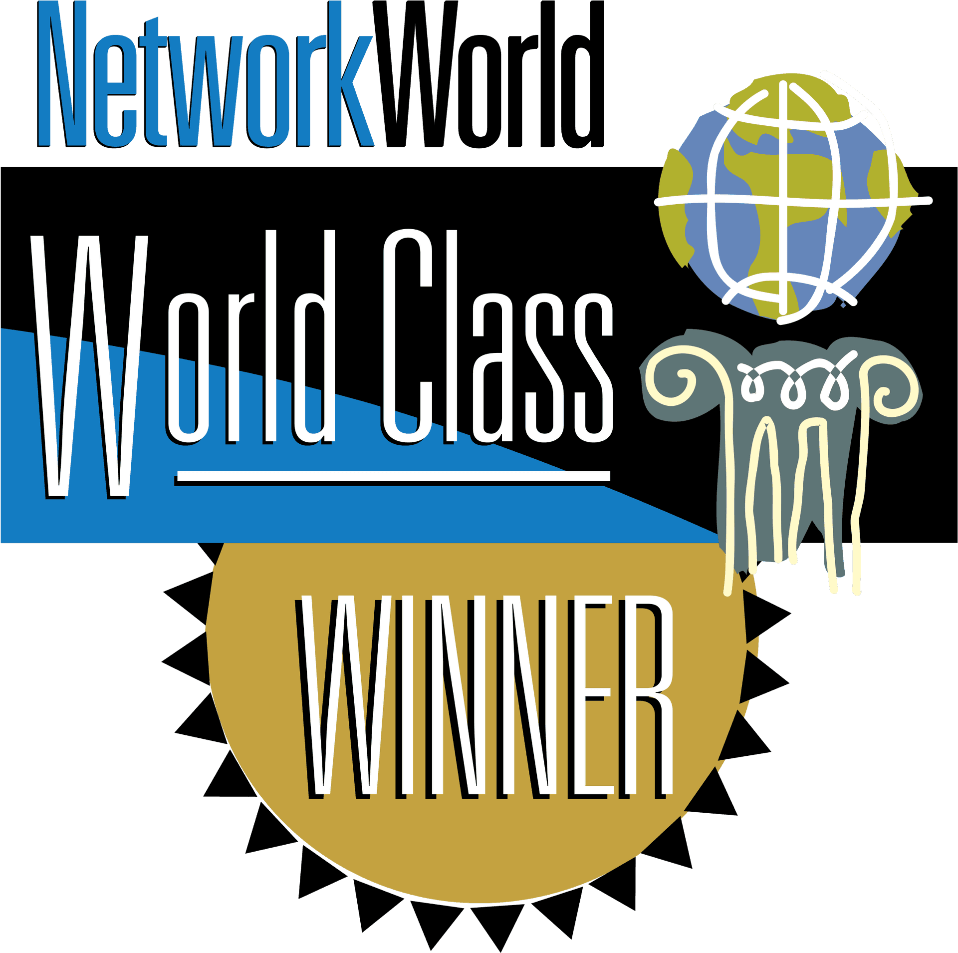 Network World World Class Winner Badge PNG