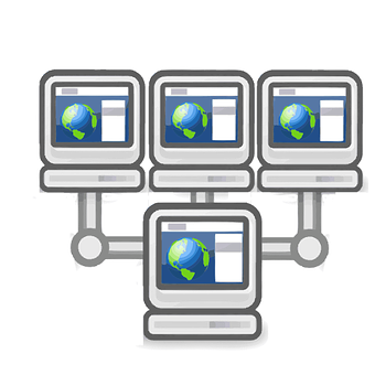 Networked Computers Global Connection PNG