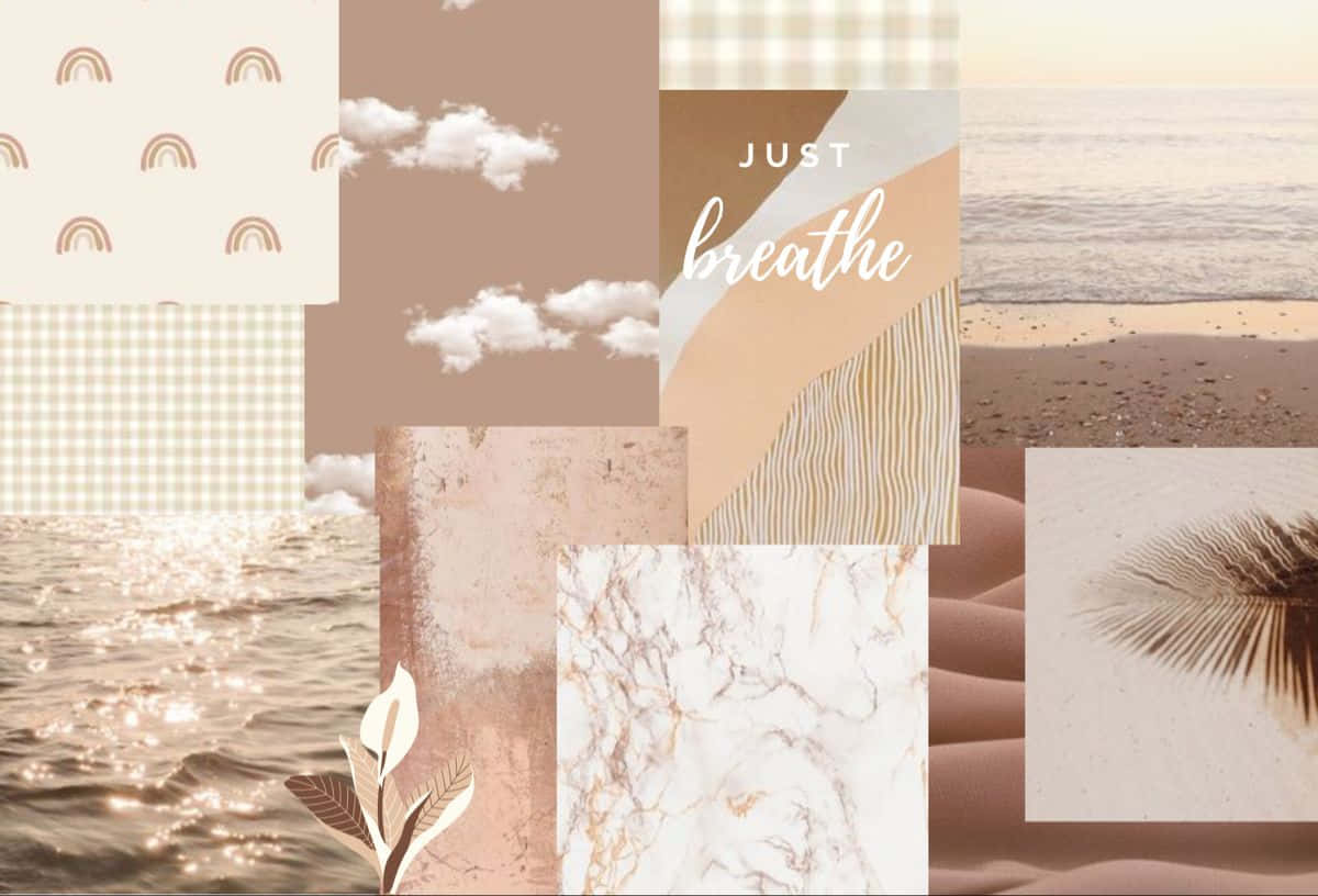 Soft neutral tones contrast nicely in a simplistic aesthetic.
