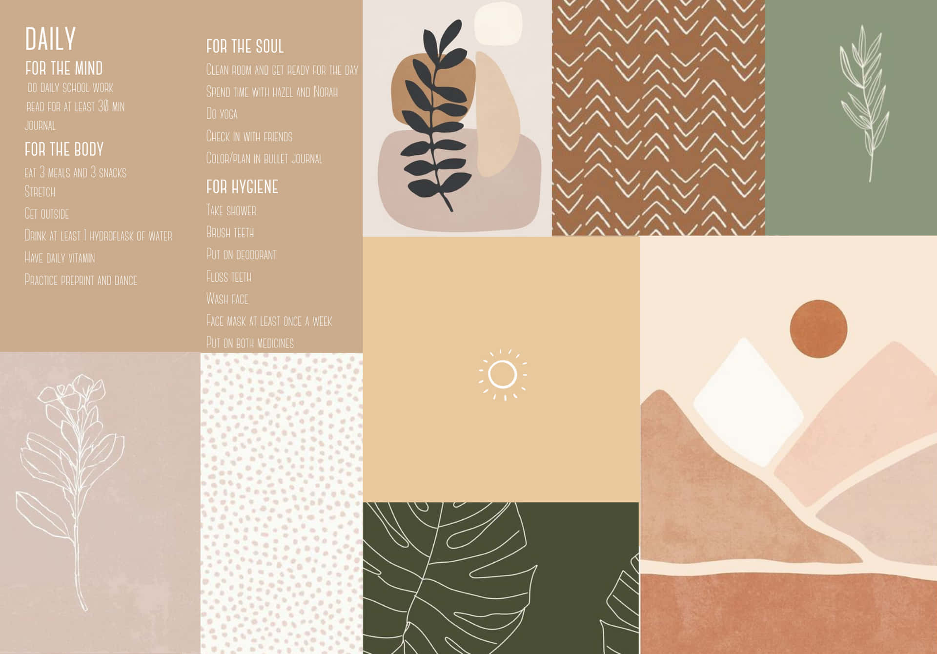 Einesammlung Verschiedener Designs Mit Unterschiedlichen Farben Wallpaper