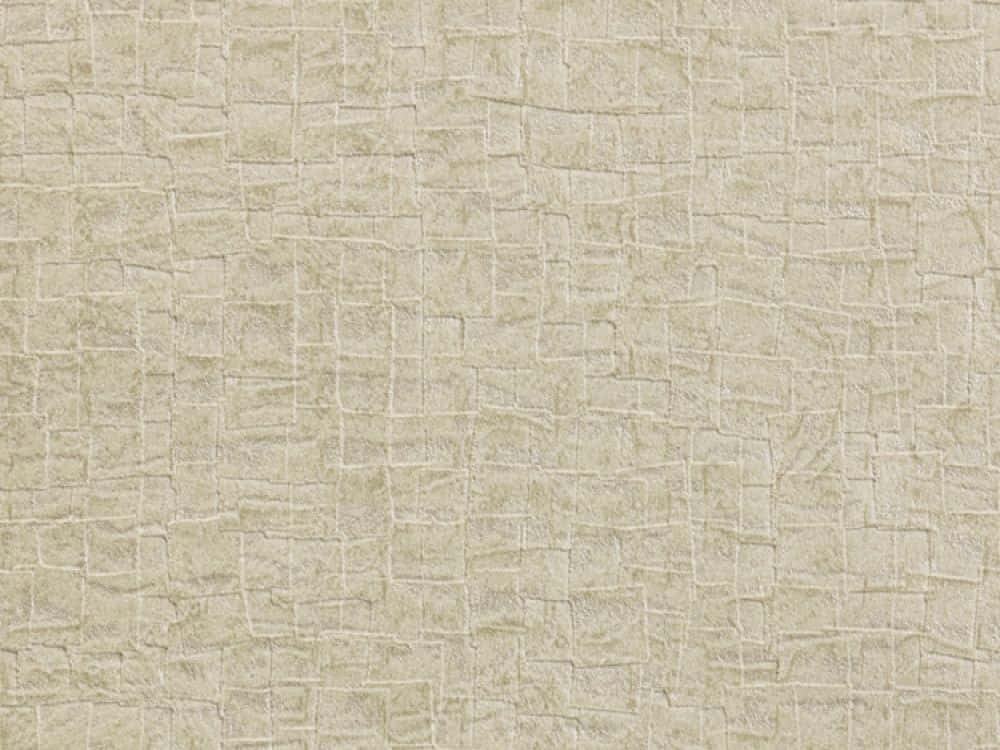 A Beige Wallpaper With A Pattern Of Squares