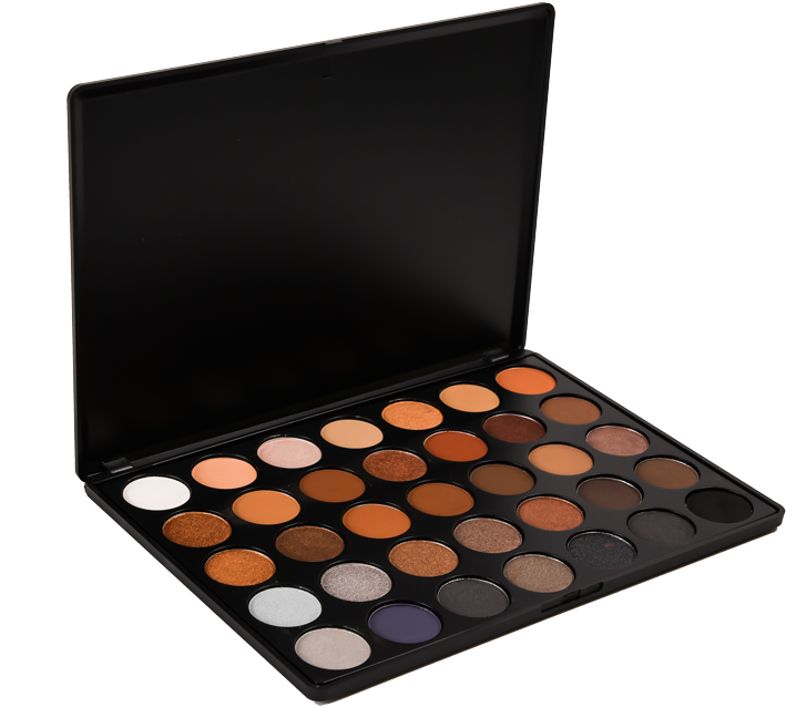 Neutral Eyeshadow Palette Variety PNG