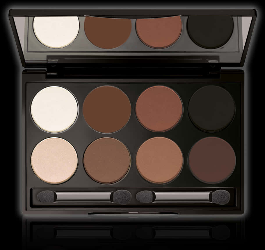 Neutral Toned Eyeshadow Palette PNG