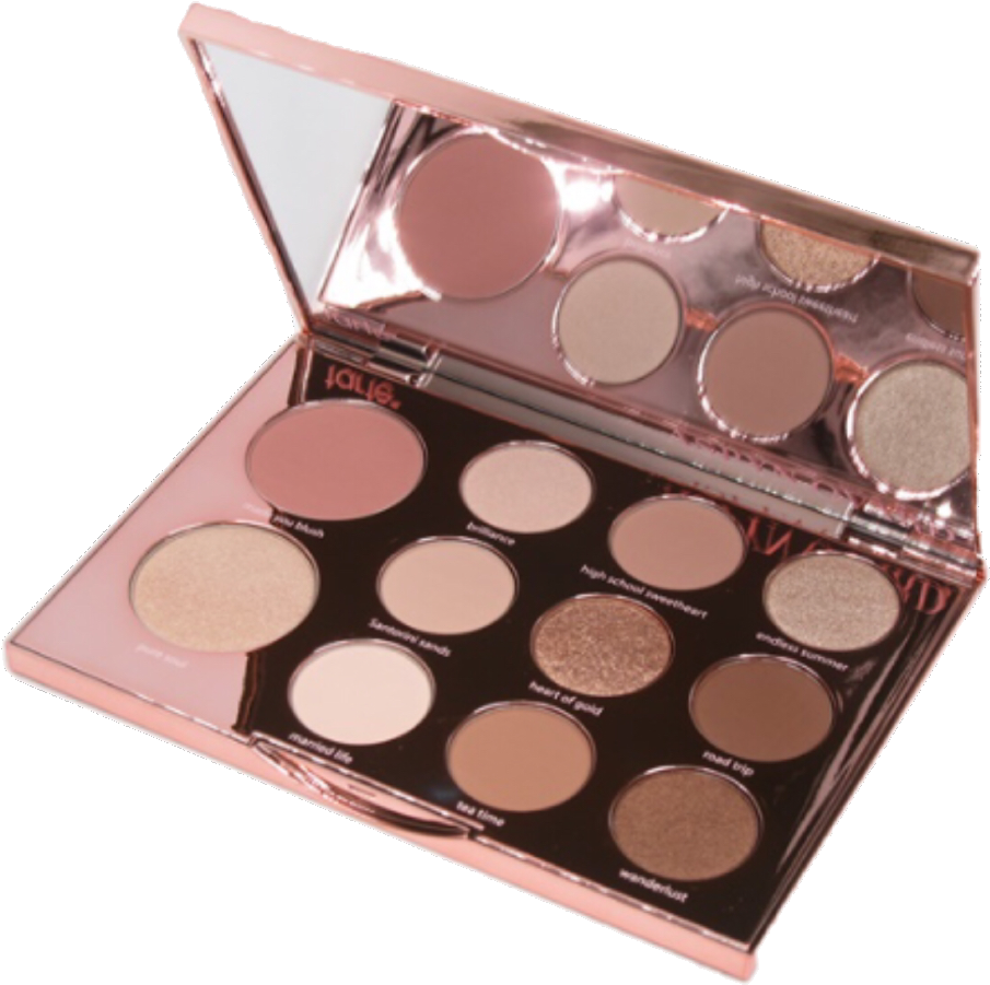 Neutral Toned Eyeshadow Palette PNG