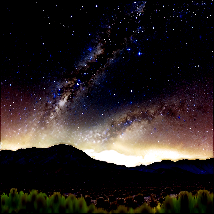 Nevada Starry Night Sky Png 06122024 PNG