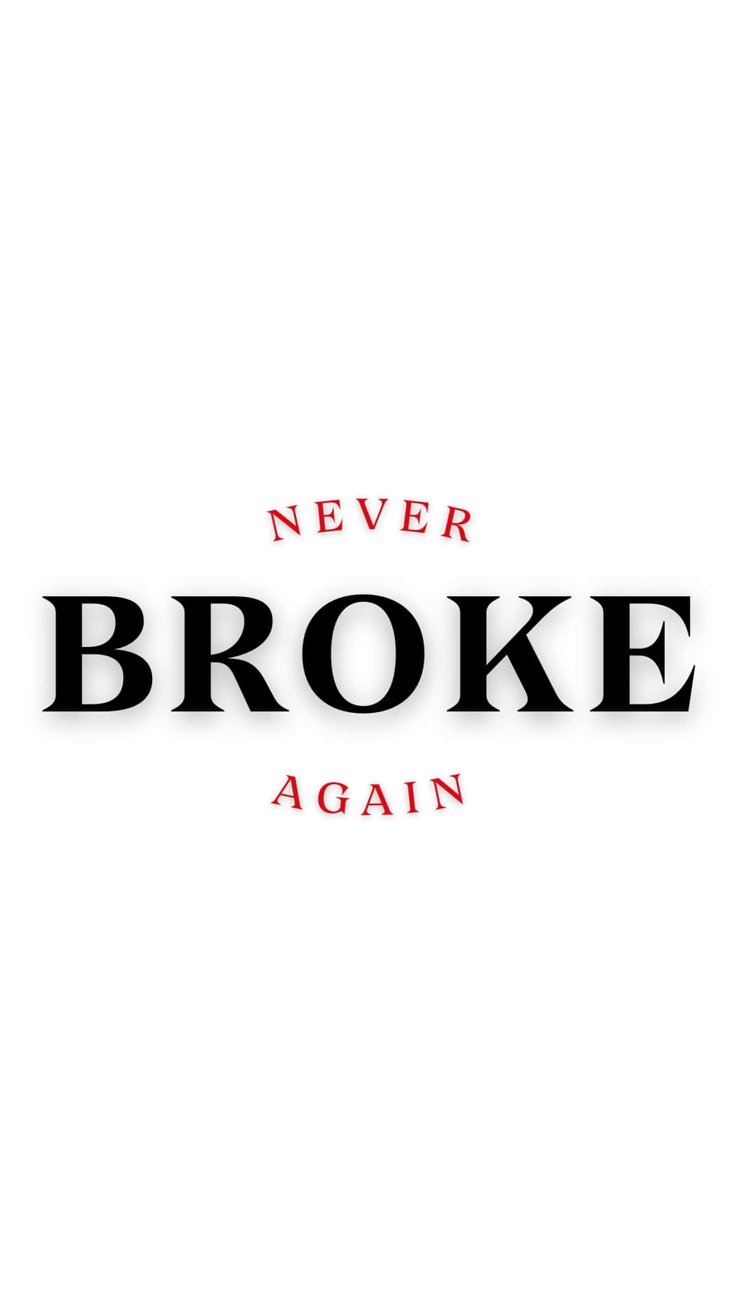 Never Broke Again Logo Wallpaper