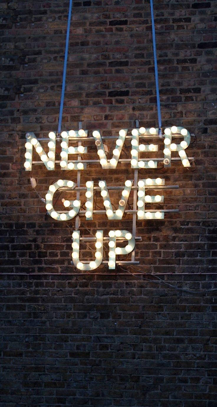 Never Give Up Lights