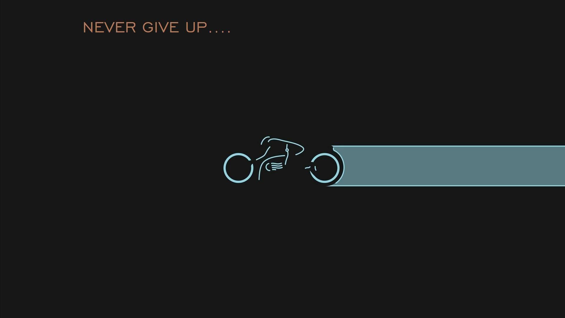 Never Give Up Motorbike