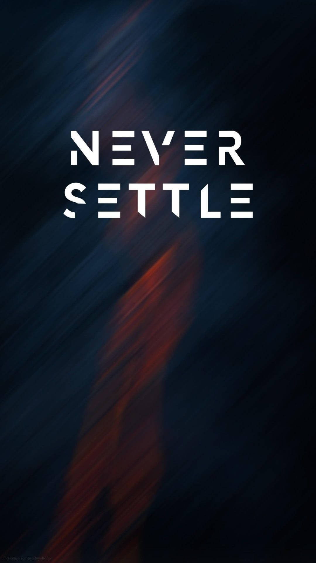 Never Settle Motivational Quotes Iphone Background