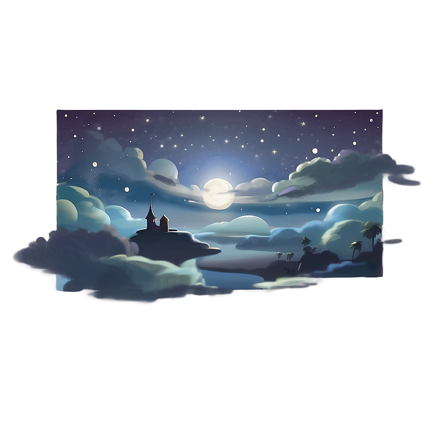 Neverland Night Sky Png 92 PNG