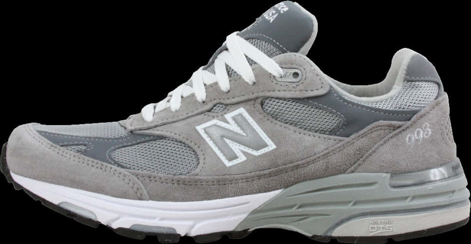 New Balance993 Grey Sneaker PNG