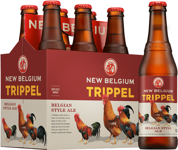 New Belgium Trippel Beer Pack PNG