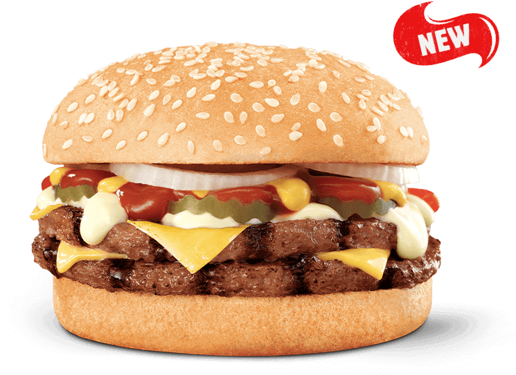 New Cheeseburger Promotion PNG