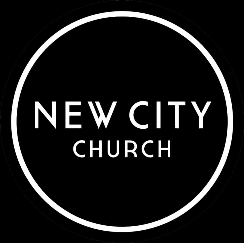 New City Church Logo Blackand White PNG