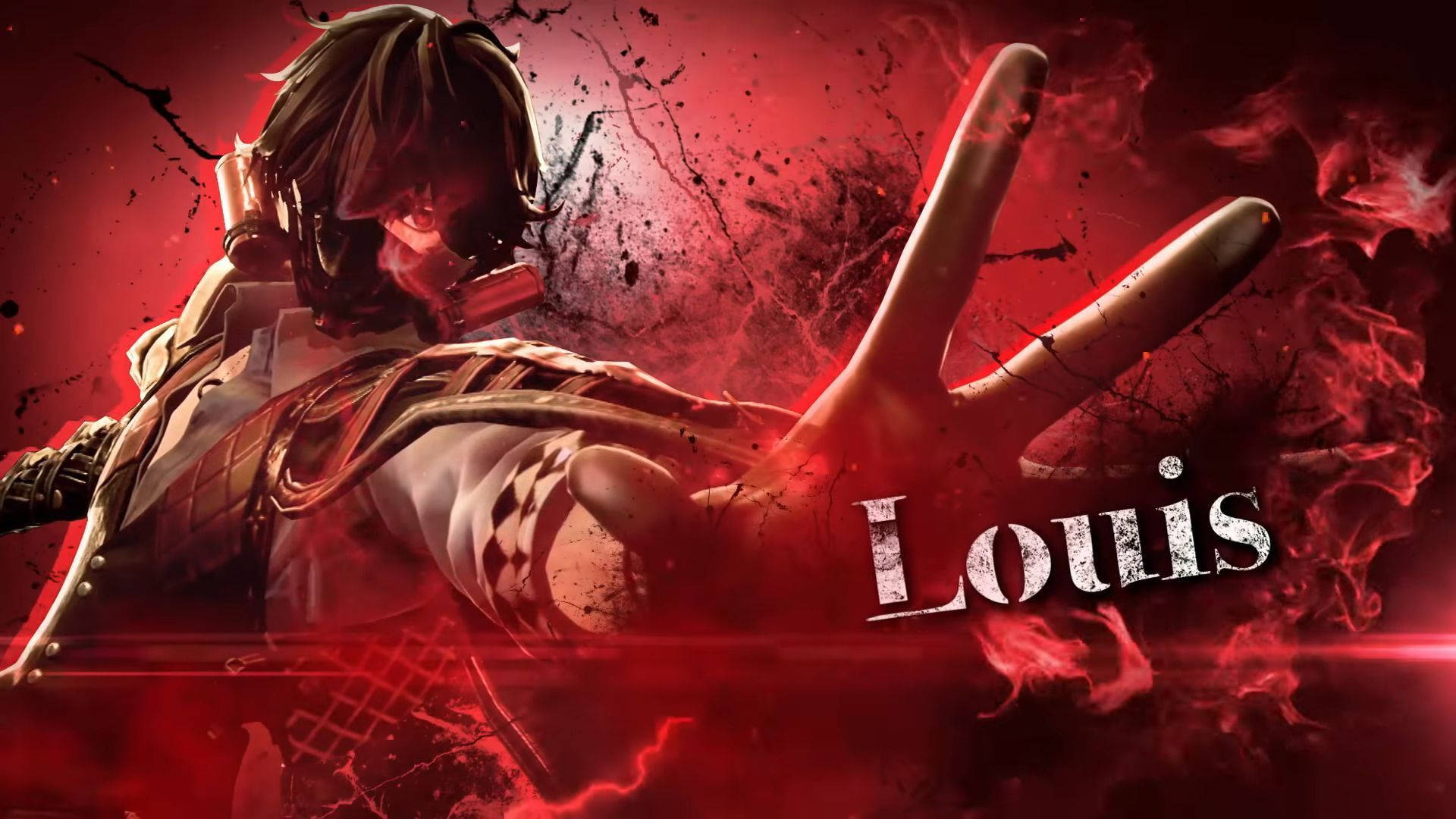 Louis, the protagonist of Code Vein, accompanied by his voice actor Wallpaper